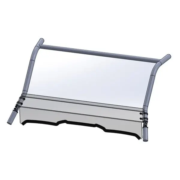 Direction2 Windshield Short Gp Yam (Yxz19ws1102gp) 1