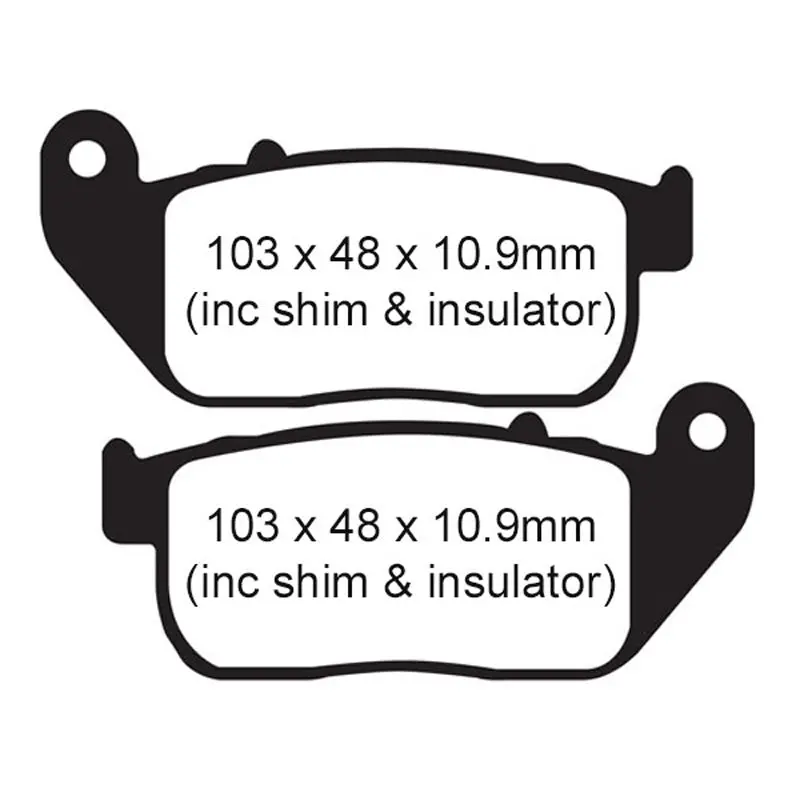 Ebc Brake Pads Epfa Series Epfa381hh 1