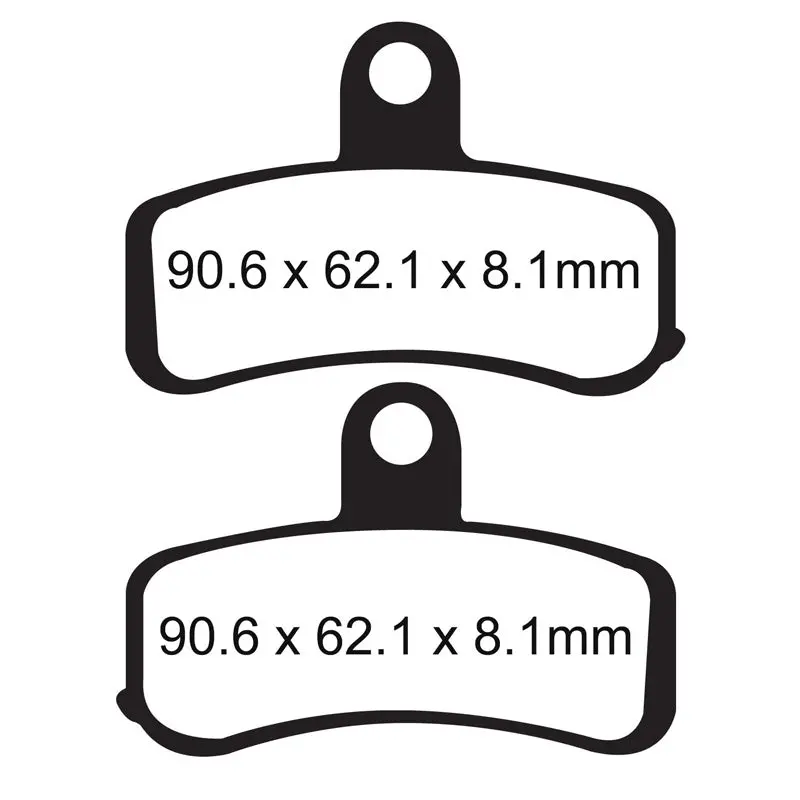 Ebc Brake Pads Epfa Series Epfa457hh 1