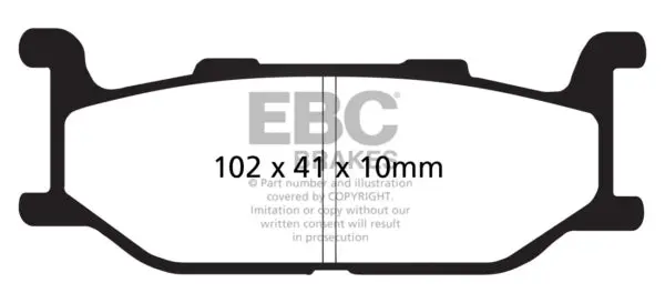 Ebc Brake Pads V Series Fa179v 1