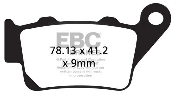 Ebc Brake Pads V Series Fa213v 1