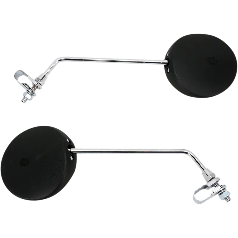 Emgo Z Styled Mirrors Set R/L Hon Scot Round (Black) 1