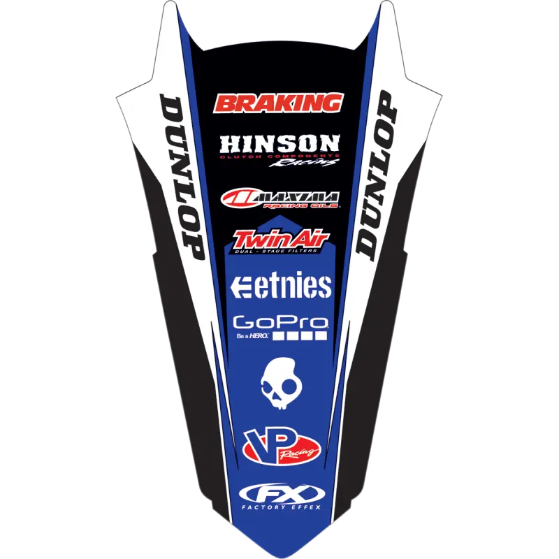 Factory Effex 18 Yz450f Rear Fender Decal Kit (18) 1