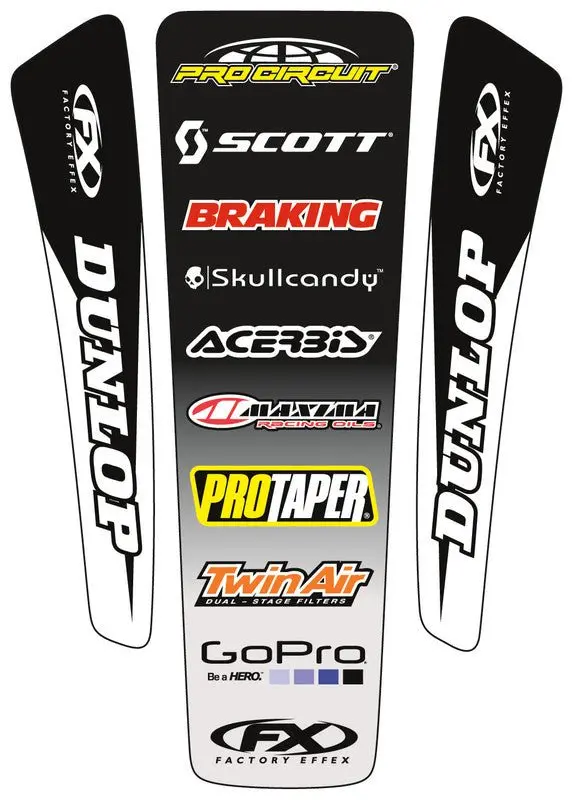 Factory Effex Fx Universal 2 Rear Fender Decal (13) 1