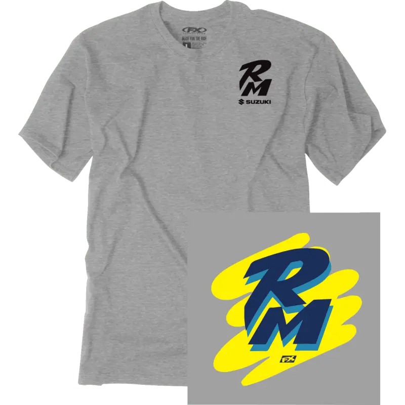 Factory Effex Tee Suzuki Retro Rm Hthr 1