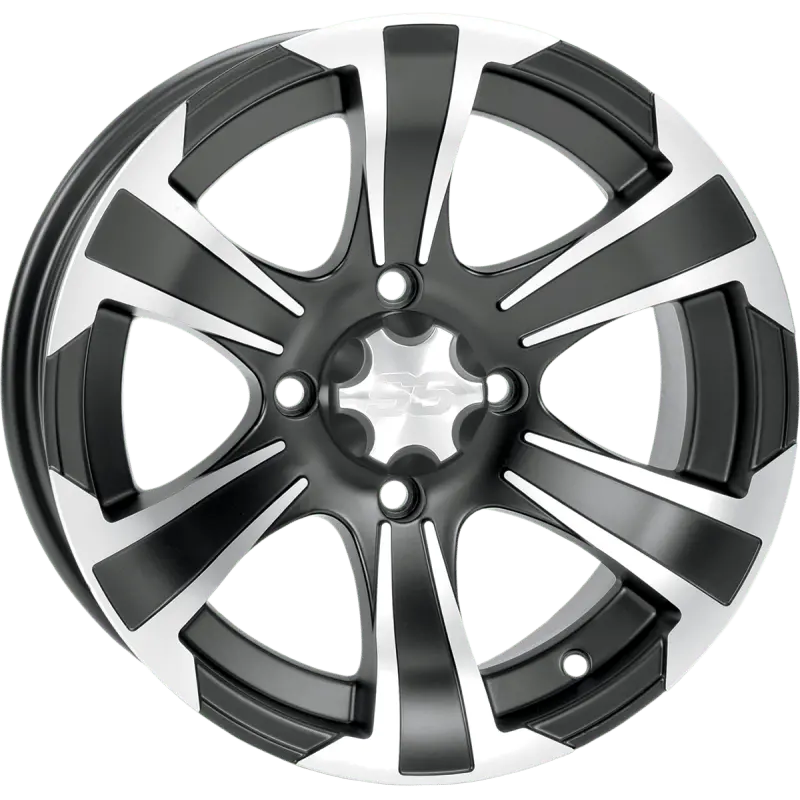 Itp Ss Alloy Ss312 14X6 4/110 4+2 (Black Machined) 1