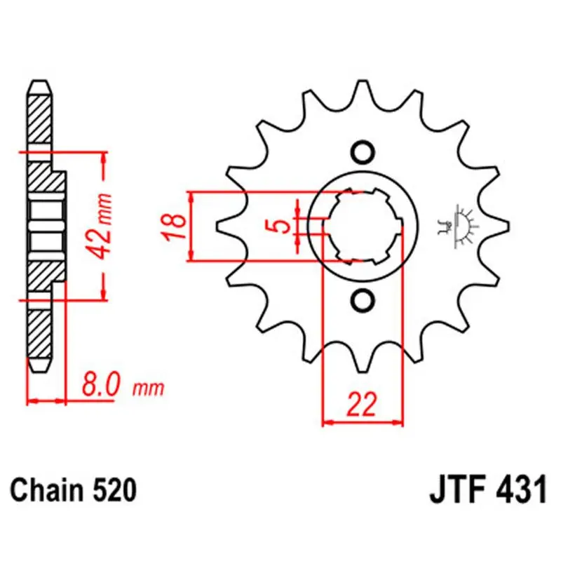 Jt Sprocket Front 520 11T 1