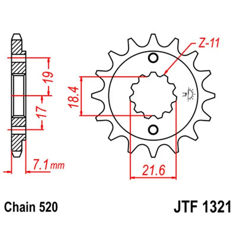 Jt Sprocket Front 520 12T 1