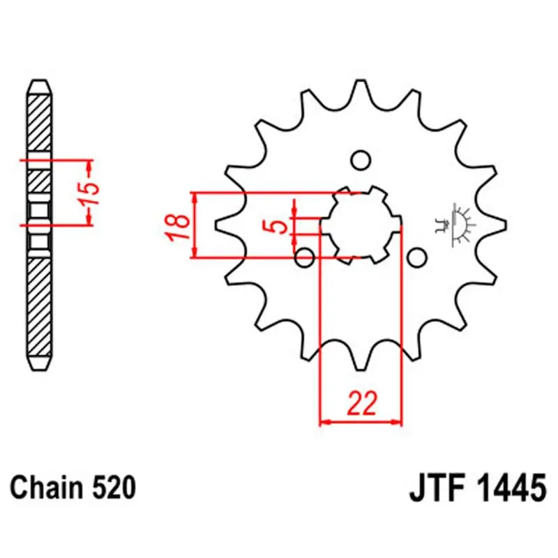 Jt Sprocket Front 520 12T 1