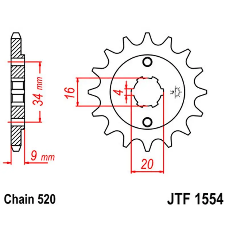 Jt Sprocket Front 520 12T 1