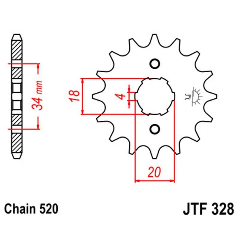 Jt Sprocket Front 520 13T 1