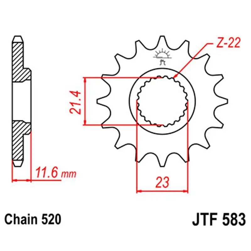 Jt Sprocket Front 520 13T 1