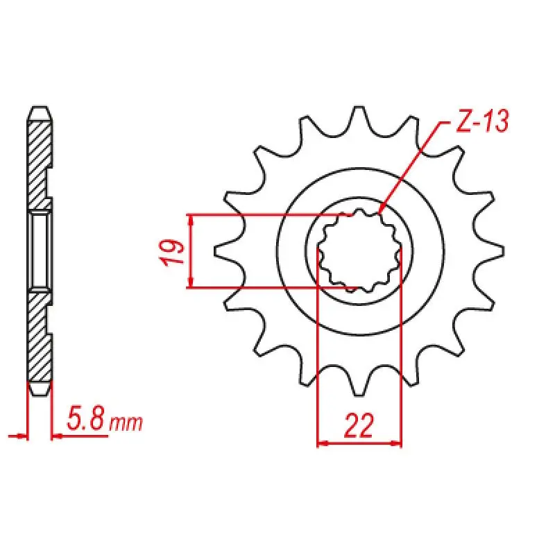 Jt Sprocket Front 520 13T 1