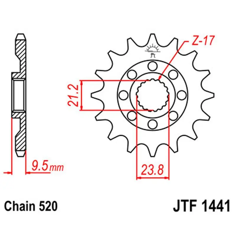 Jt Sprocket Front 520 14T 1
