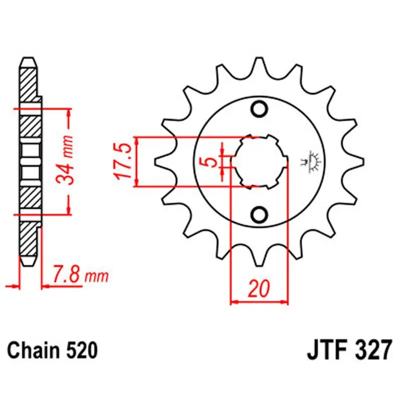 Jt Sprocket Front 520 14T 1