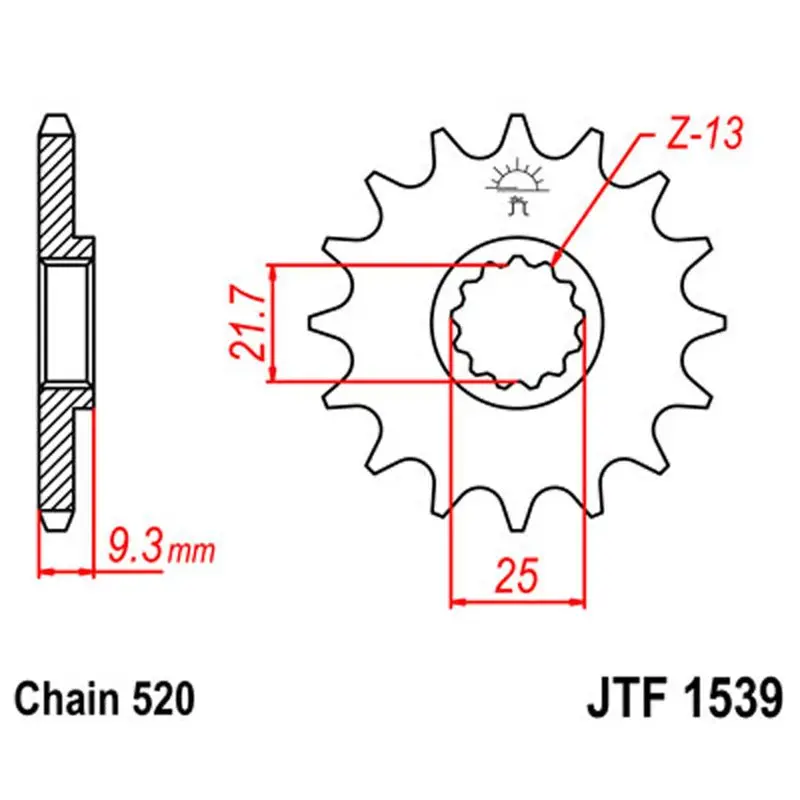 Jt Sprocket Front 520 15T 1