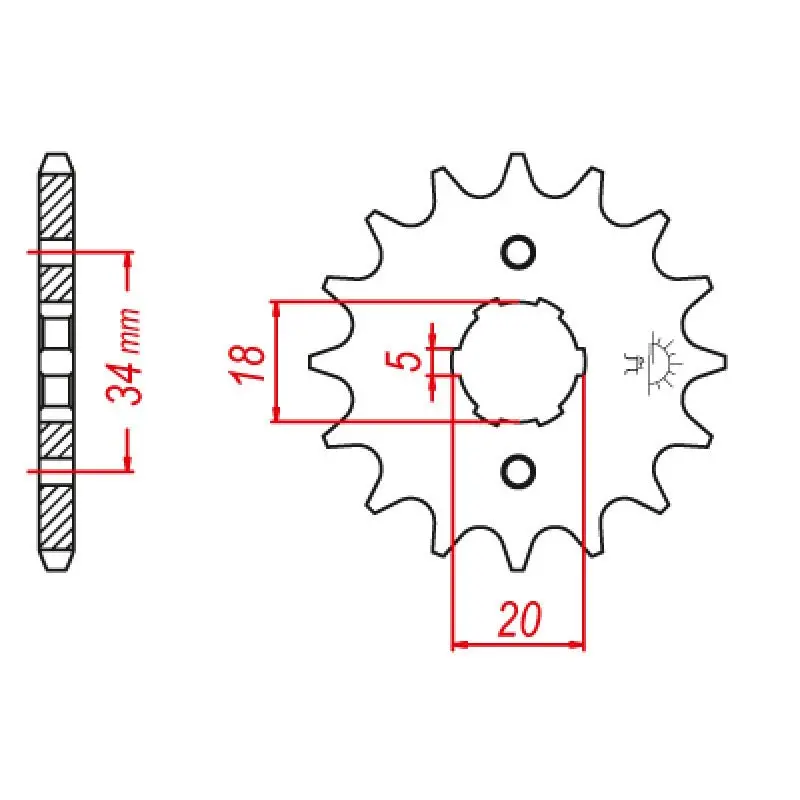 Jt Sprocket Front 520 15T 1