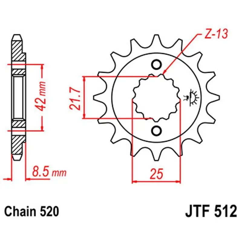 Jt Sprocket Front 520 15T 1