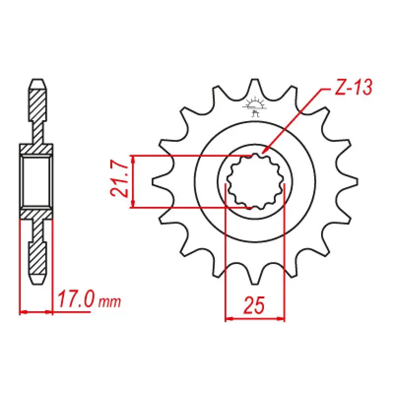 Jt Sprocket Front 520 16T 1