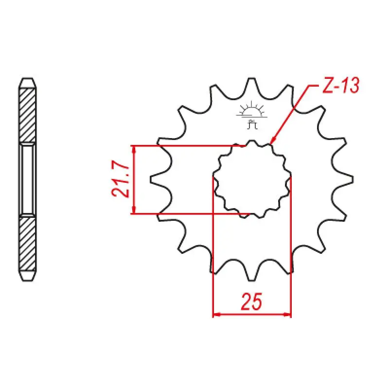 Jt Sprocket Front 520 16T 1
