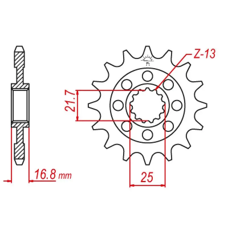 Jt Sprocket Front 520 17T 1