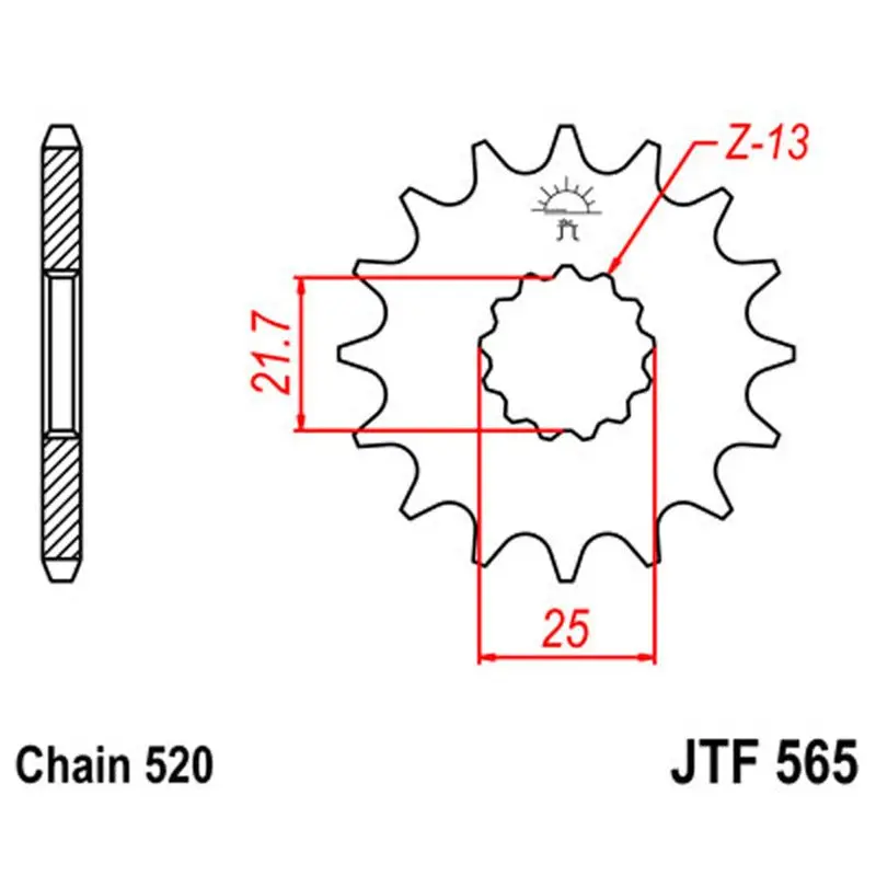 Jt Sprocket Front 520 18T 1