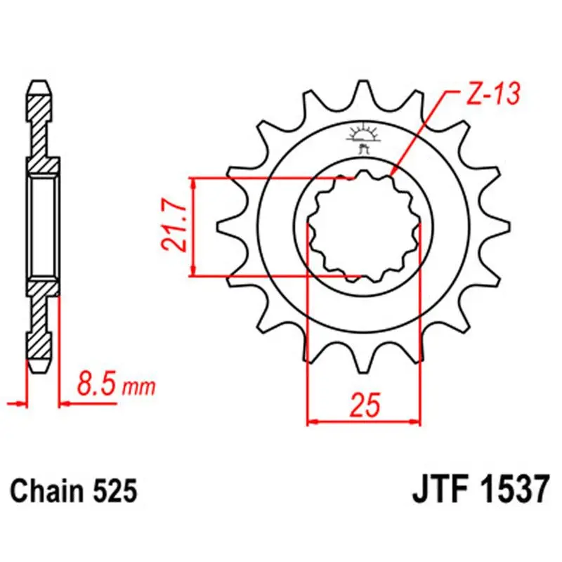 Jt Sprocket Front 525 15T 1
