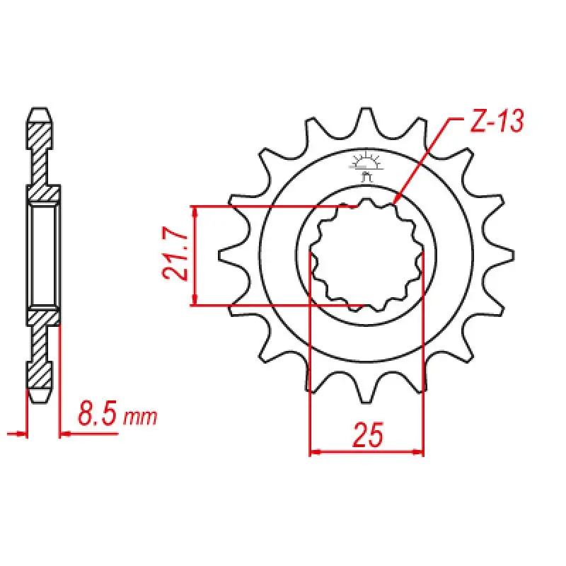 Jt Sprocket Front 525 15T 1
