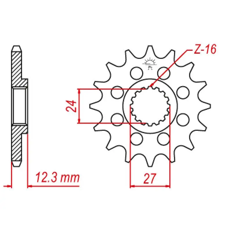 Jt Sprocket Front 525 16T 1
