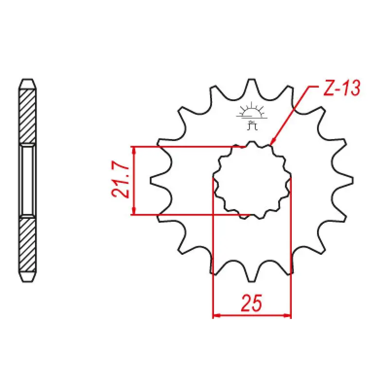 Jt Sprocket Front 525 16T 1
