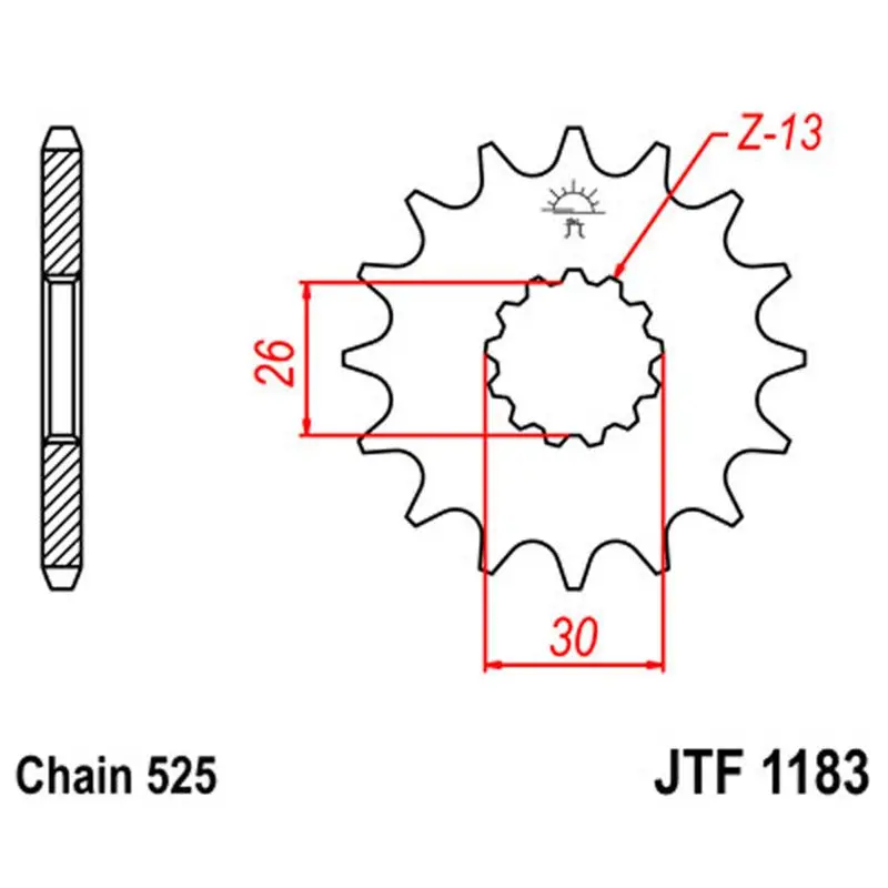 Jt Sprocket Front 525 18T 1