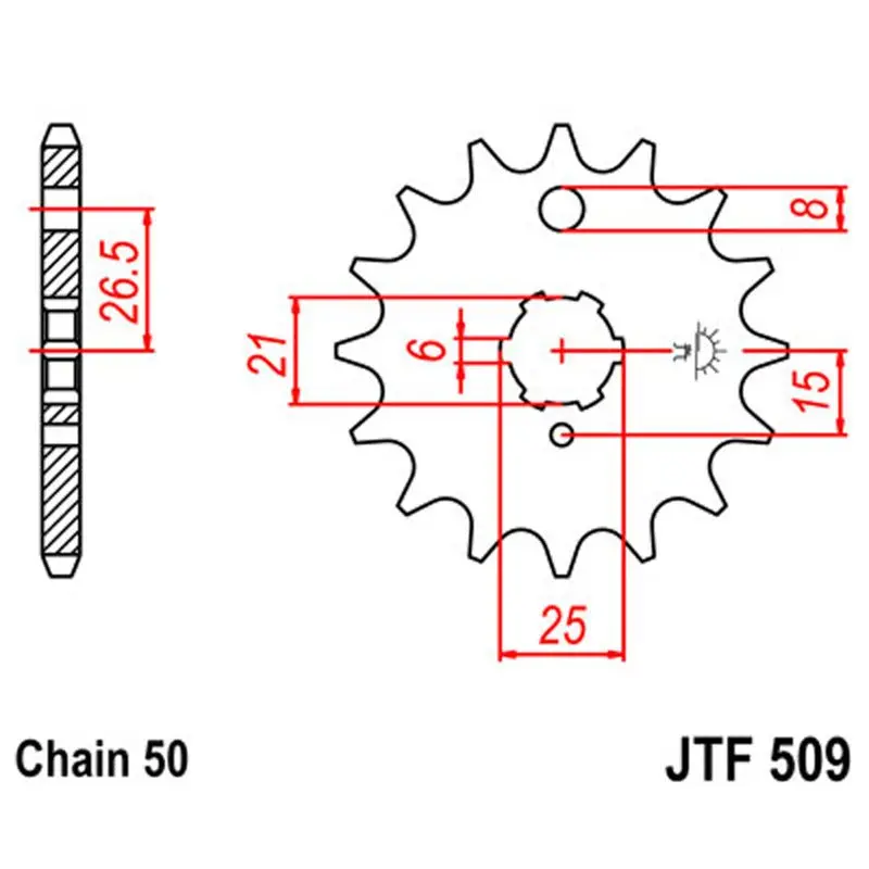 Jt Sprocket Front 530 15T 1