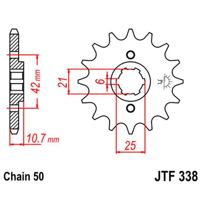 Jt Sprocket Front 530 16T 1
