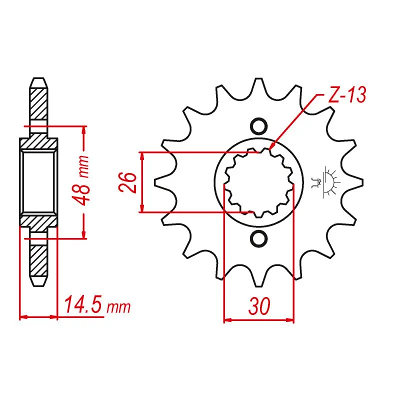 Jt Sprocket Front 530 16T 1