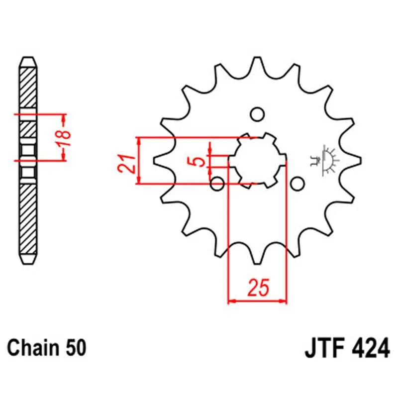 Jt Sprocket Front 530 16T 1