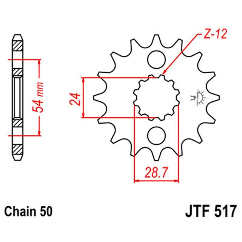 Jt Sprocket Front 530 16T 1