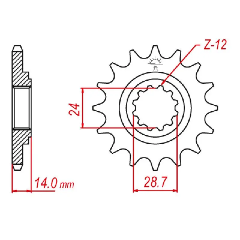Jt Sprocket Front 530 17T 1
