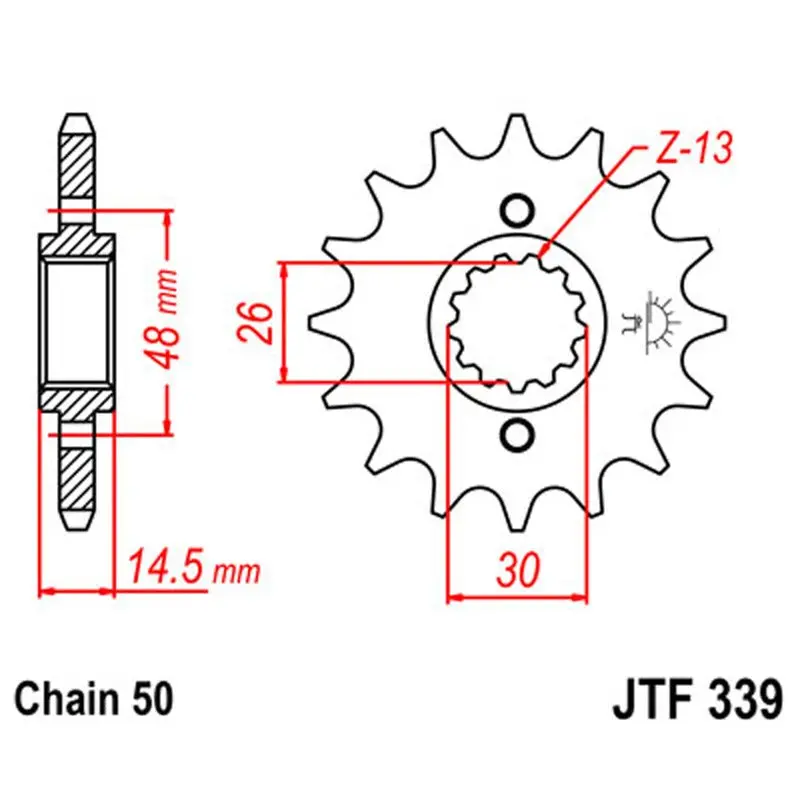 Jt Sprocket Front 530 18T 1