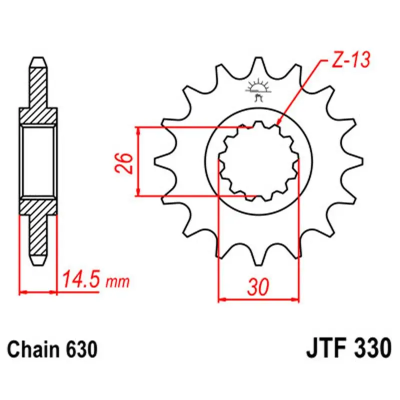 Jt Sprocket Front 630 15T 1