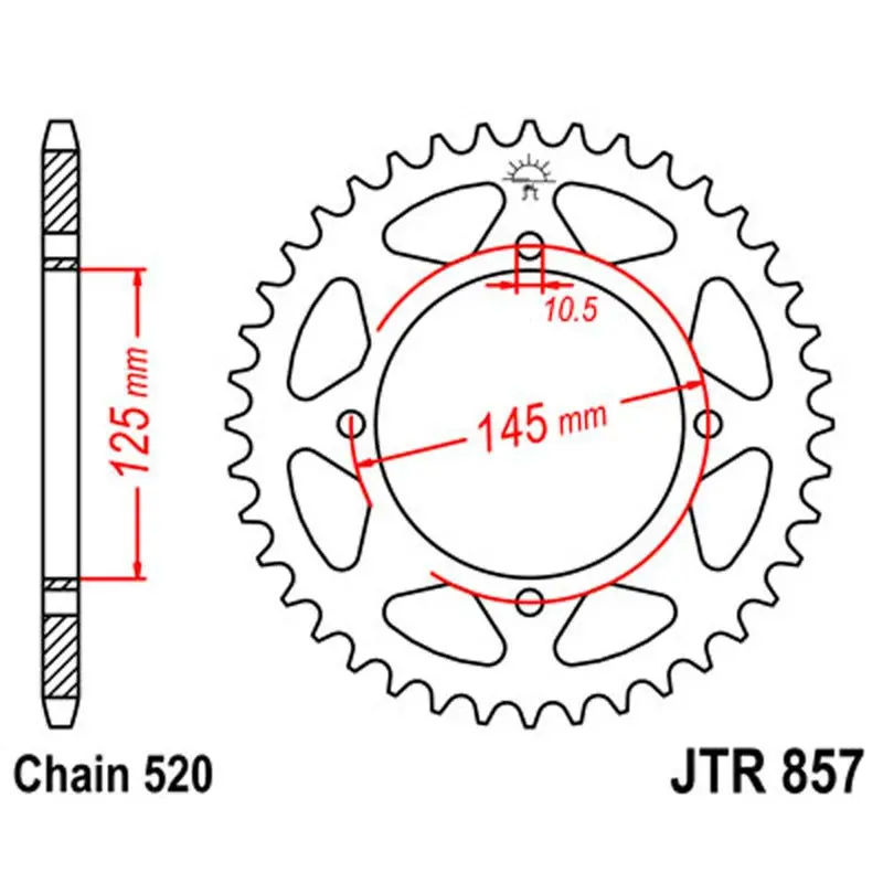 Jt Sprocket Rear 520 40T 1