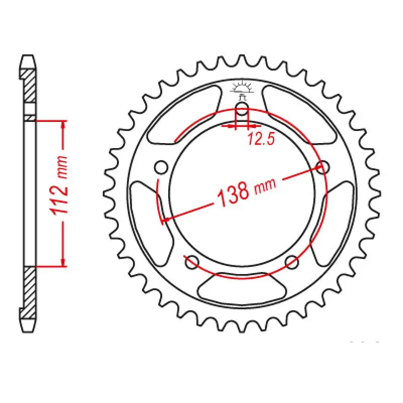 Jt Sprocket Rear 520 41T 1