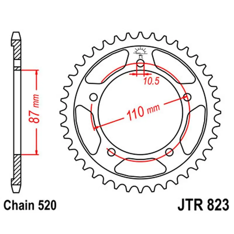 Jt Sprocket Rear 520 41T 1