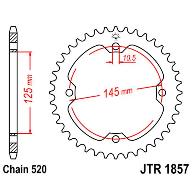 Jt Sprocket Rear 520 42T 1