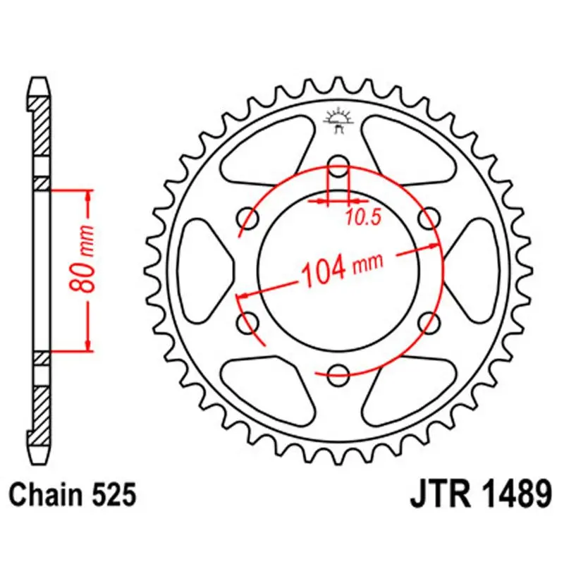 Jt Sprocket Rear 525 40T 1