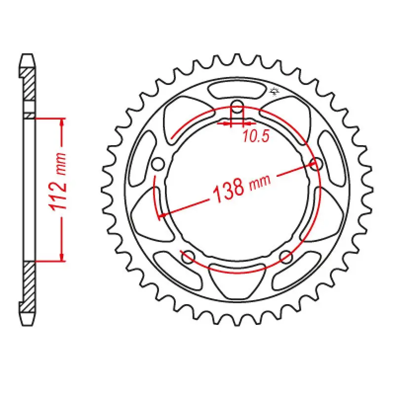 Jt Sprocket Rear 525 41T 1