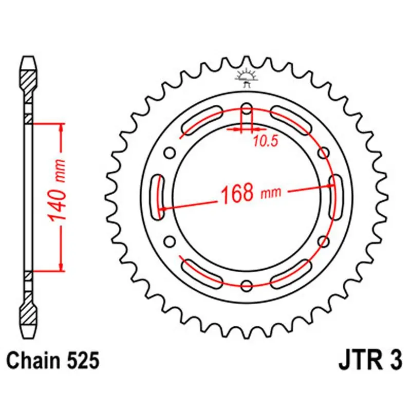 Jt Sprocket Rear 525 41T 1