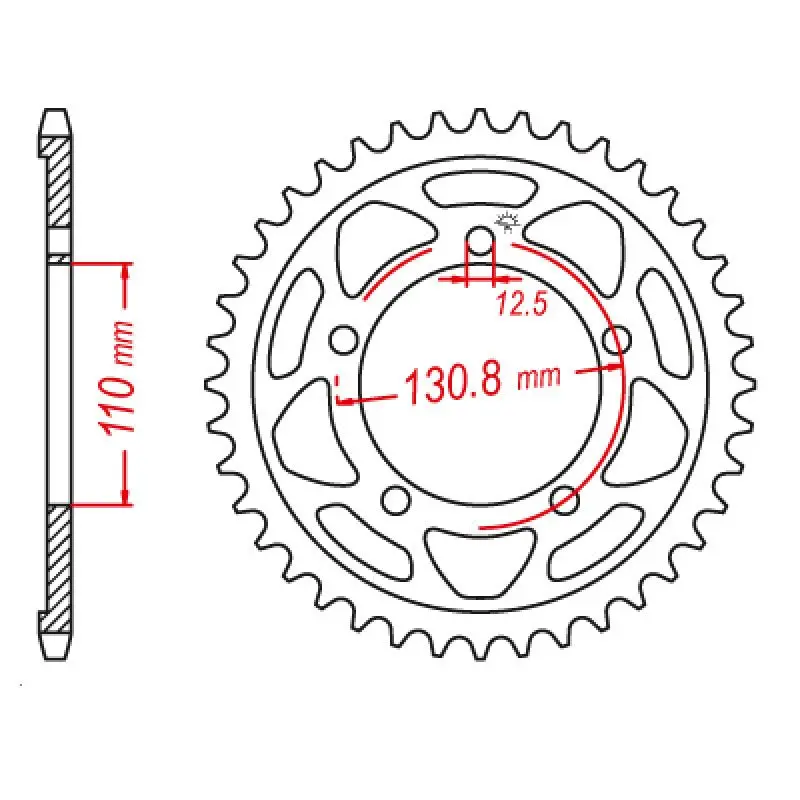 Jt Sprocket Rear 525 45T 1