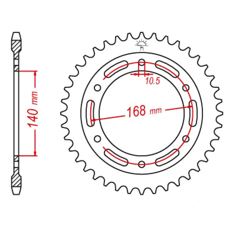 Jt Sprocket Rear 525 47T 1
