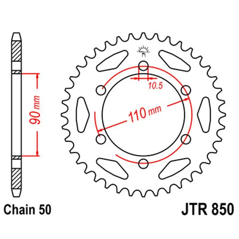Jt Sprocket Rear 530 34T 1