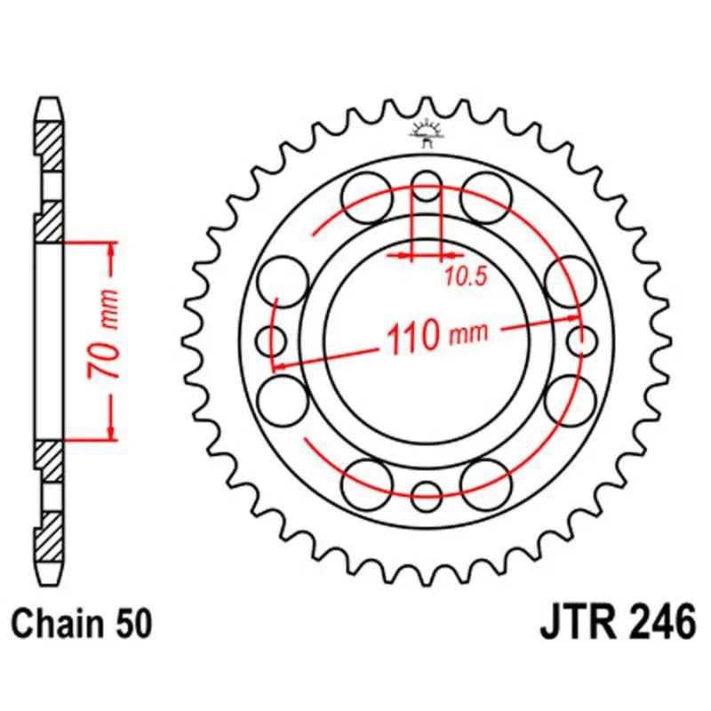 Jt Sprocket Rear 530 35T 1